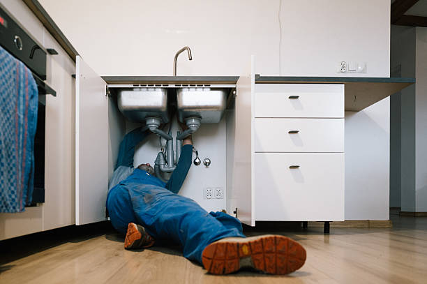Professional Sewer Line Repair technician working in Cleveland, OH